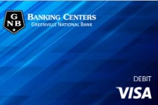 Blue GNB VISA debit card