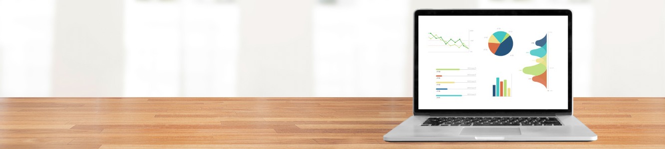 computer sitting on desk