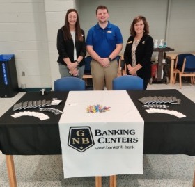 GNB employees at the Edison Accounting Job Fair