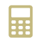 Icon illustration of a calculator