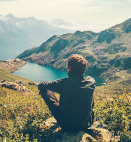 person enjoying the view