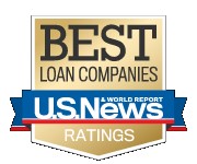 Best Loan Companies from U.S. News badge