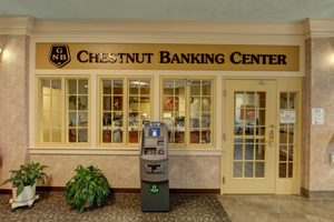 Exterior of the Checkstnut Banking Center