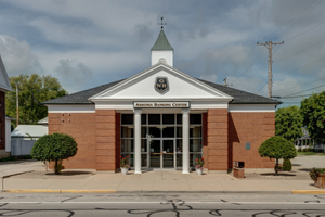 Exterior of the Ansonia Banking Center