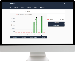 desktop showing the Net Worth calculator